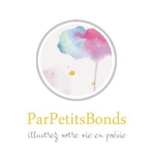 Logo ParPetitsBonds créatrice faire part
