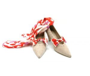 Collaboration Malefic shoes - les petits noeuds de Lucie