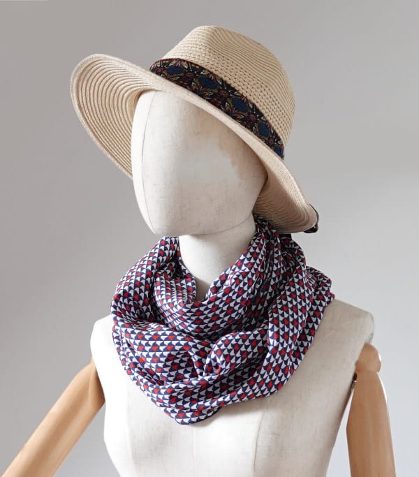 Foulard en soie femme Made In France