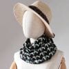 Foulard soie mixte