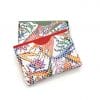 porte cartes cuir upcyclé tropical