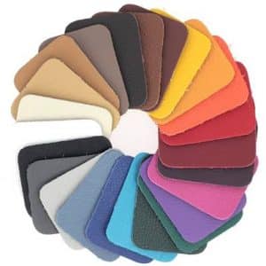 nuancier cuir