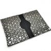 porte cartes cuir upcyclé coeurs