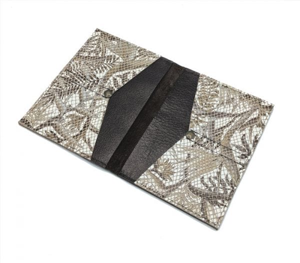 virginia tropical sepia 2 portefeuille cuir pour passeport