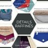 Rabat de sac interchangeable en cuir