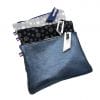 mini-sac pochette en cuir upcyclé