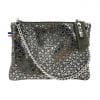 mini-sac pochette en cuir upcyclé