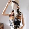Foulard en soie safari