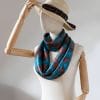 foulard en soie camouflage
