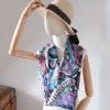 foulard soie cachemire