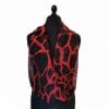 snood en soie motif girafe