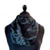 snood en soie motif girafe