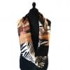 n snood en soie upcyclée motif wild