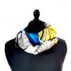 snood en soie motif fleuri