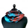 snood en soie camouflage
