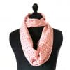 Echarpe Miss Sarah dans les roses ERMSP-068 2 foulard en soie femme motif geometriques rose