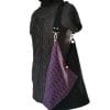 sac origami JACQUARD GEOMETRIQUE 1 sac cabas jacquard et cuir origami