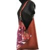 sac cabas Toile et cuir origami