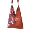 sac cabas Toile et cuir origami