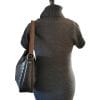 Sac Mlle Enjouée chevre froissé noir SME-003 10 Sac hobo cuir froissé noir