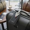 etiquette bagage cuir personnalisée