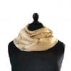 foulard soie grandes étoiles creme