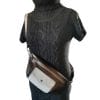 sac banane cuir