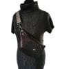 sac banane cuir