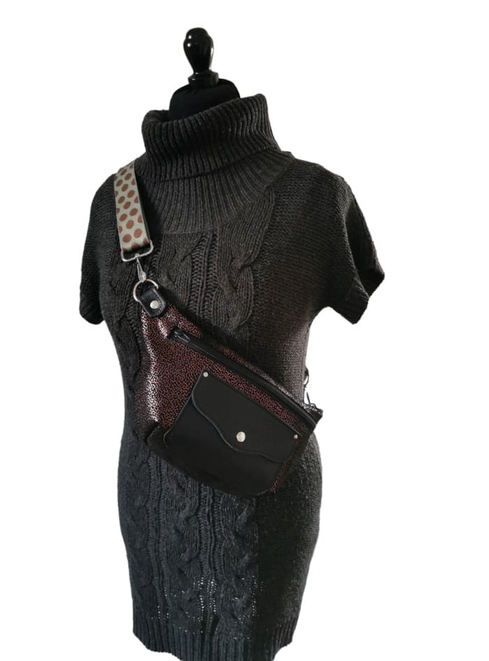 sac banane cuir