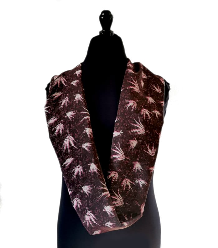 Echarpe Miss Sarah Erable rose ERMSP-092 rose 3 Foulard en soie - Erable