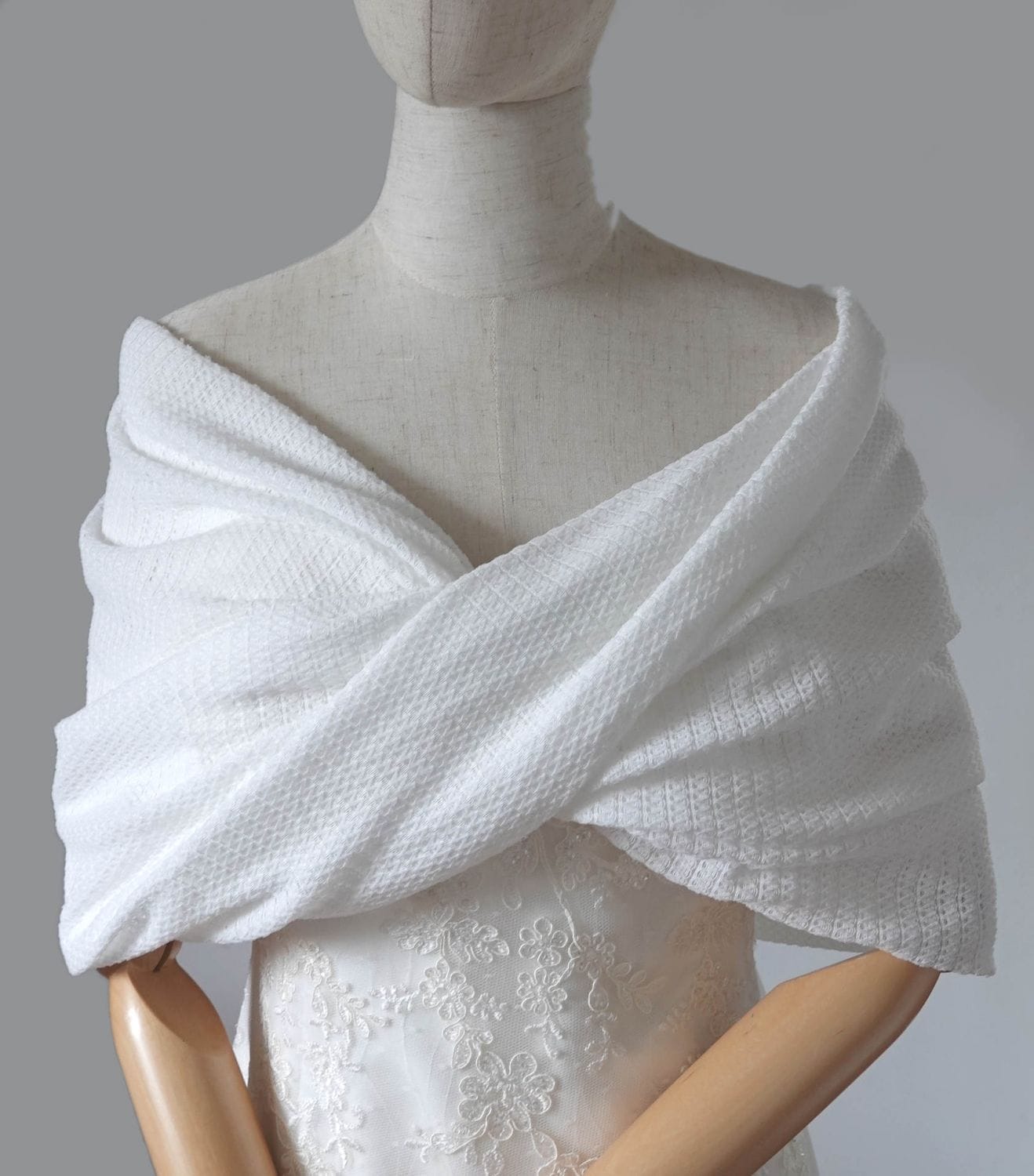 Etole Mariage Cache épaules En Maille Ajourée Dentelle