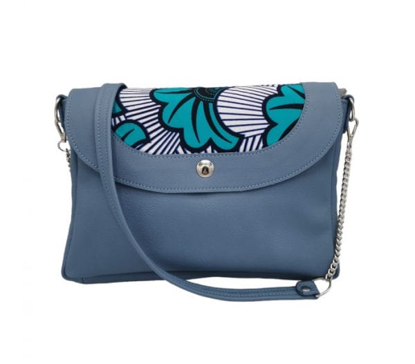Sac en cuir à rabat interchangeable