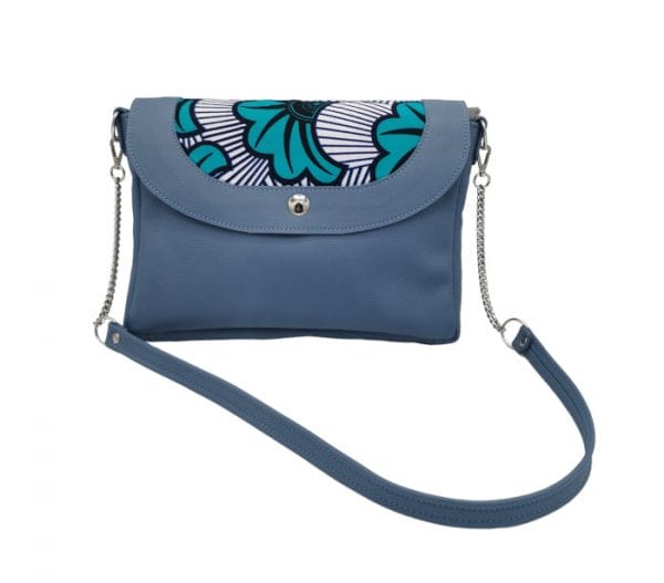 Sac en cuir à rabat interchangeable