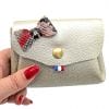 Porte monnaie en cuir femme
