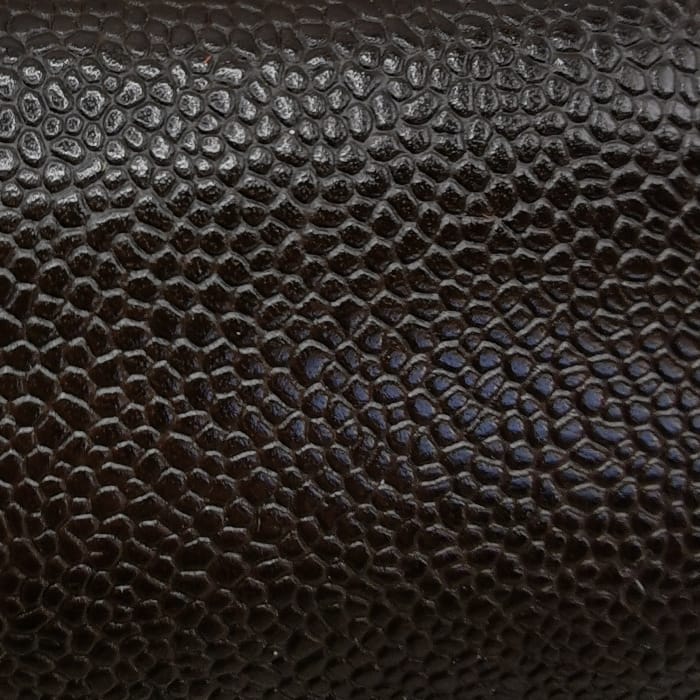 Cuir-de-veau-petit-grain-caviar-CHOCOLAT