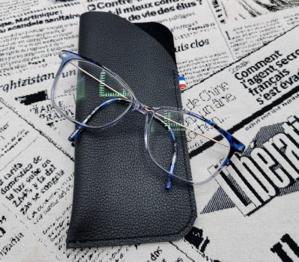 étui à lunettes homme en cuir