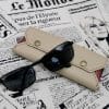 Etui lunettes Ernest beige-bordeaux 2 étui à lunettes homme en cuir