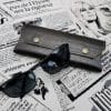 Etui lunettes Ernest crco-kaki 1 étui à lunettes homme en cuir