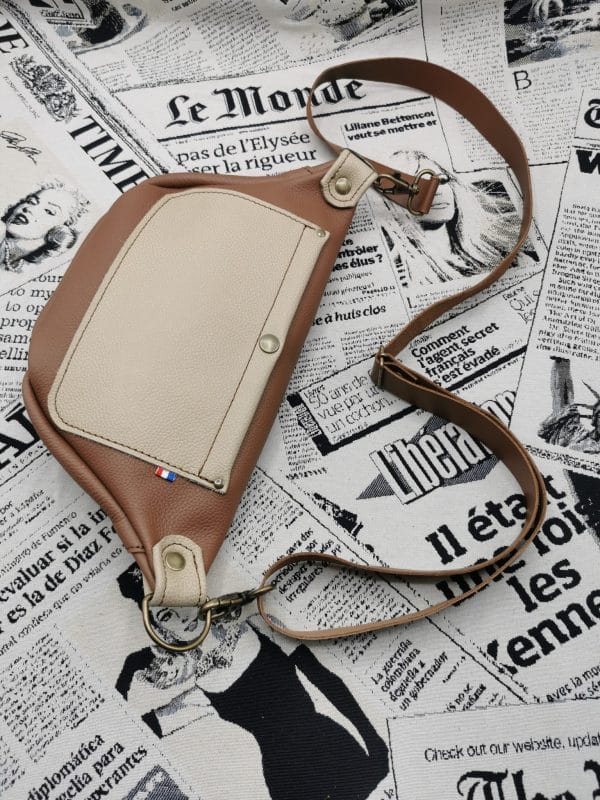 sac banane homme en cuir made in france