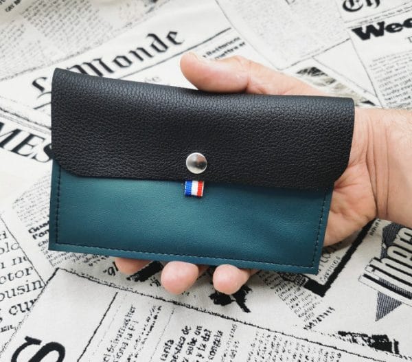 pochette pour papiers d'identité homme en cuir
