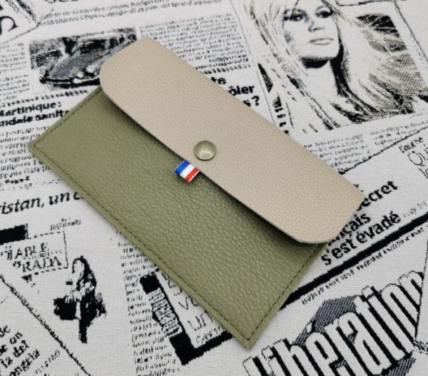 pochette pour papiers d'identité homme en cuir