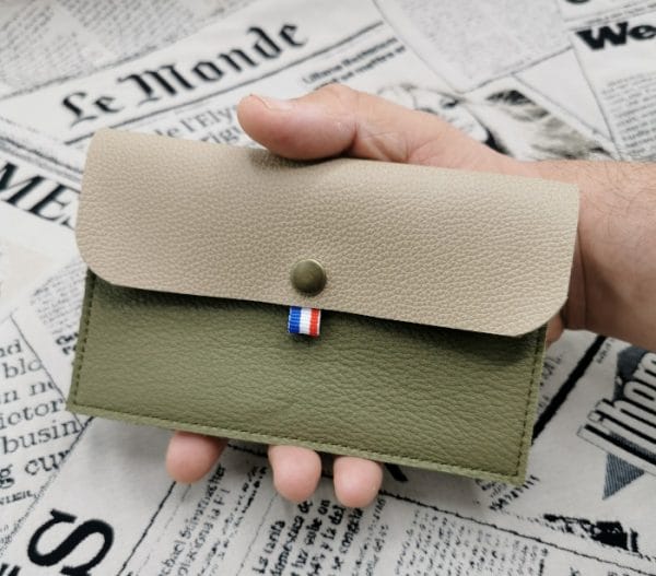 pochette pour papiers d'identité homme en cuir