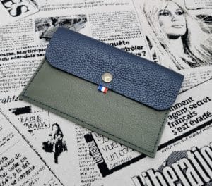 pochette pour papiers d'identité homme en cuir