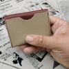 Porte cartes homme en cuir