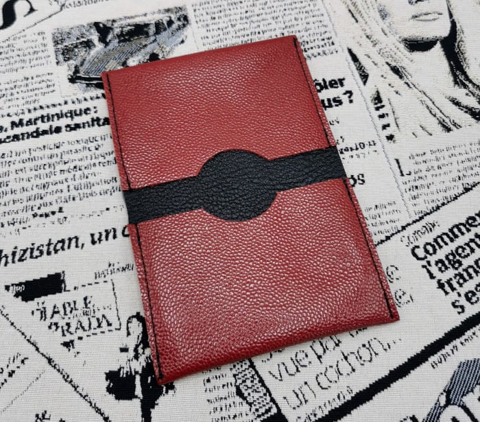 Porte cartes homme en cuir