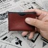 Porte cartes homme en cuir