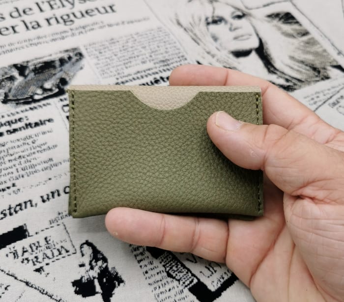 Porte cartes homme en cuir