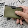 Porte cartes homme en cuir