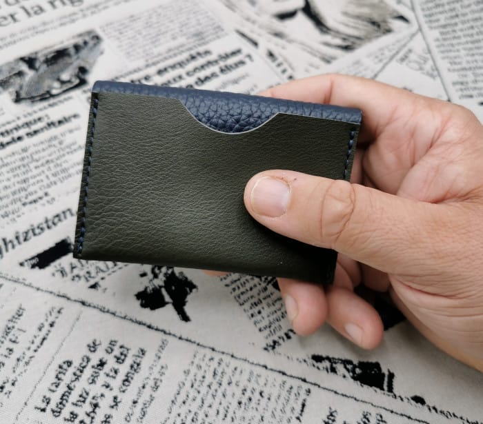Porte cartes homme en cuir