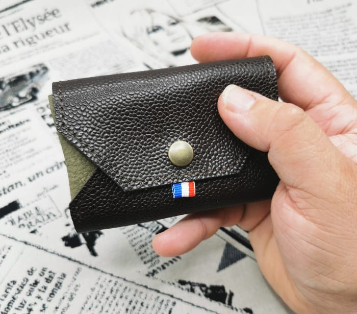 porte monnaie cuir homme Basile